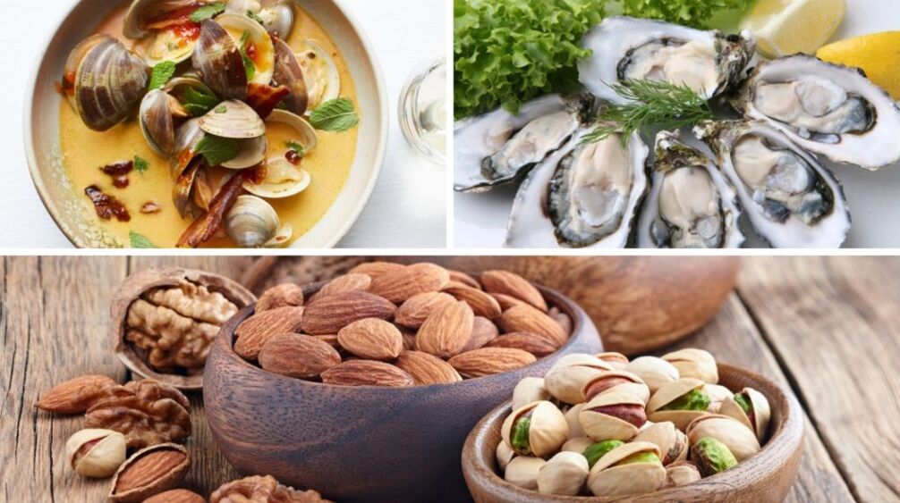 Seafood and nuts help increase testosterone in men